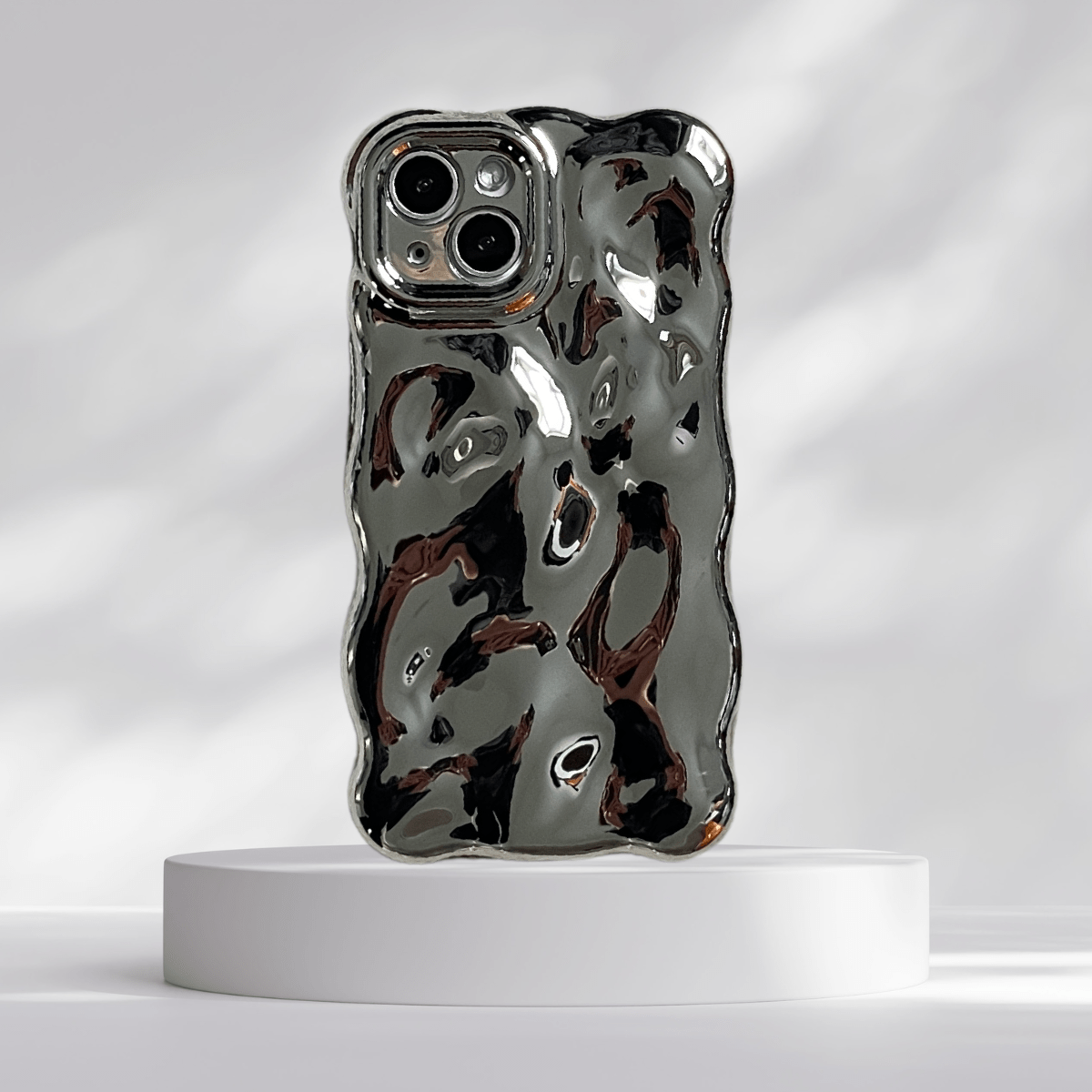 Wavy Chrome 3D Phone Case