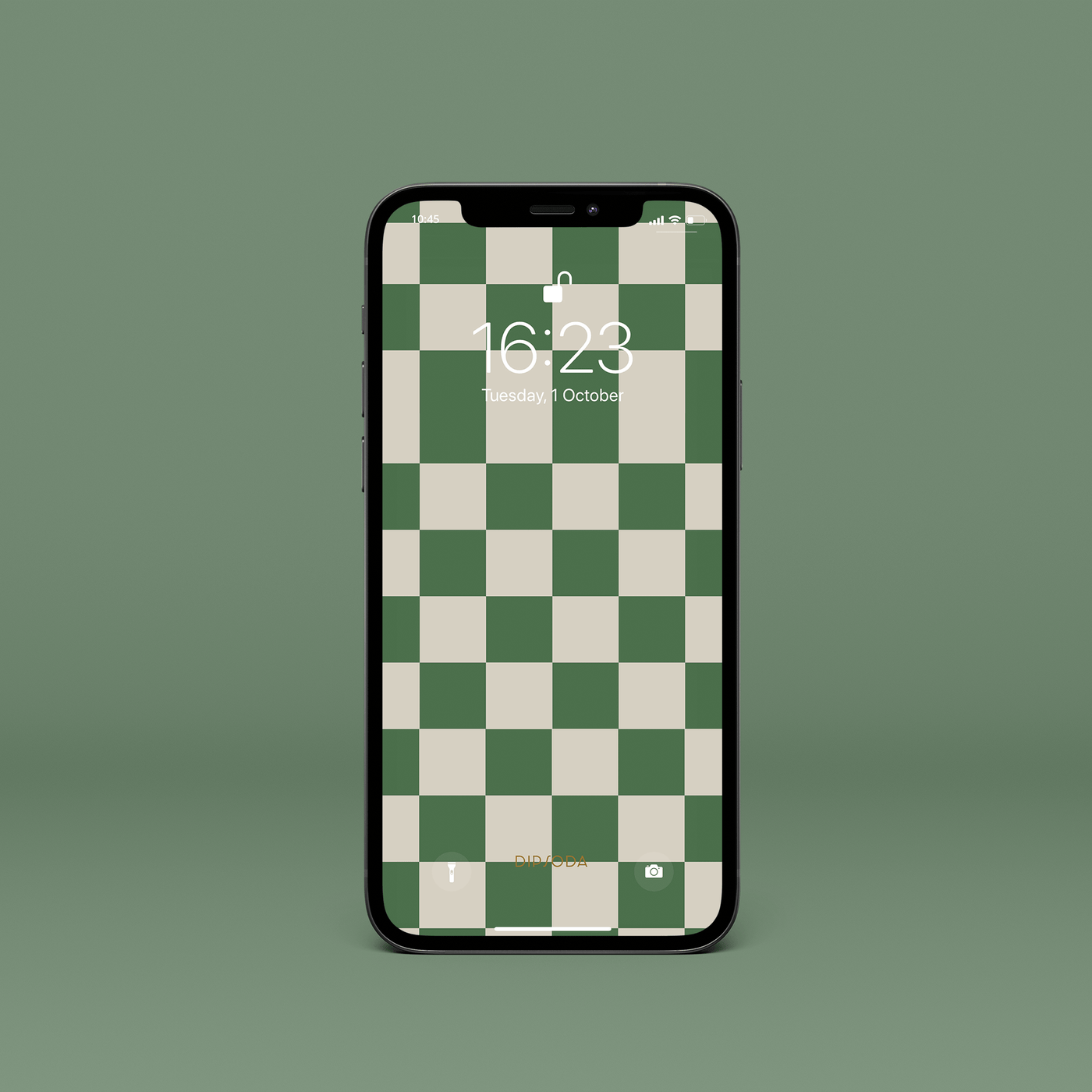 Green Checkers Wallpaper Background