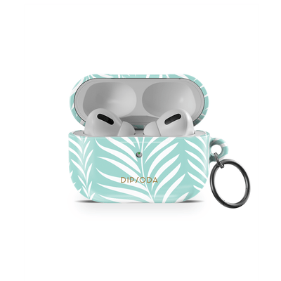 Minted Ferns AirPods Case