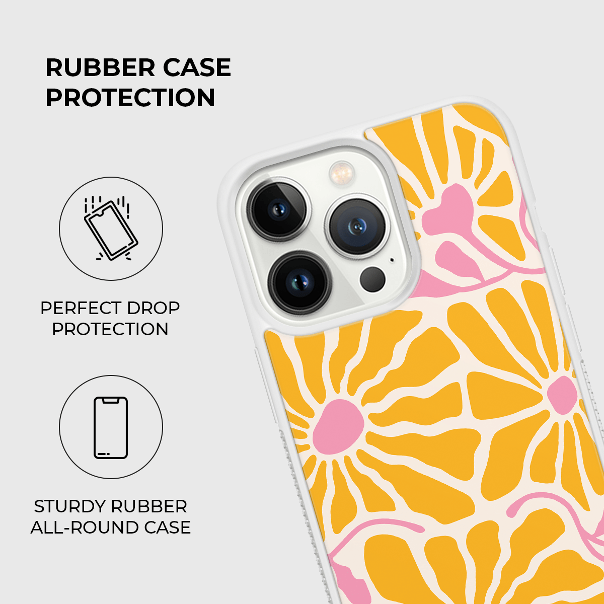 Piña Colada Rubber Phone Case