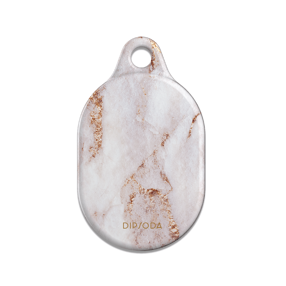 Rose Gold Marble AirTag Case