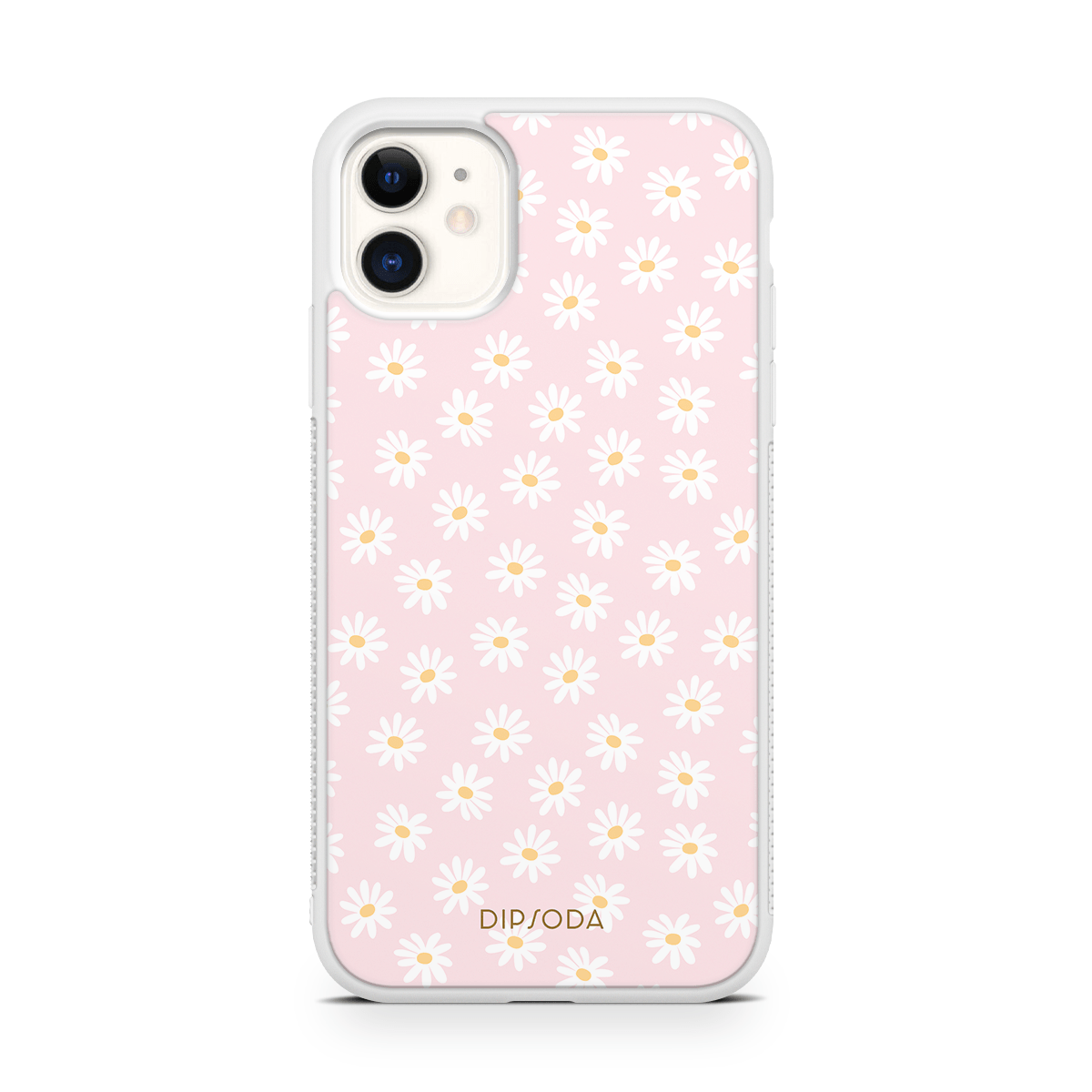 Cute Daisies Rubber Phone Case