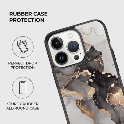 Golden Smoke Rubber Phone Case