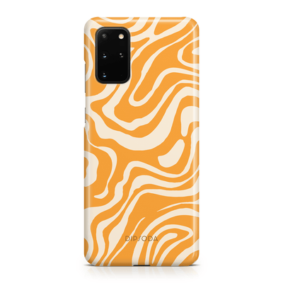 Orange Waves Phone Case