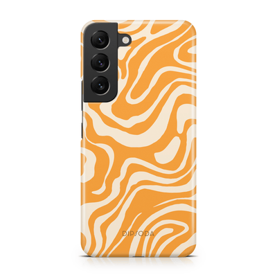 Orange Waves Phone Case