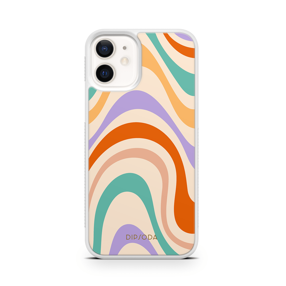 Pastel Waves Rubber Phone Case