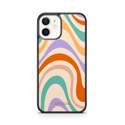 Pastel Waves Rubber Phone Case