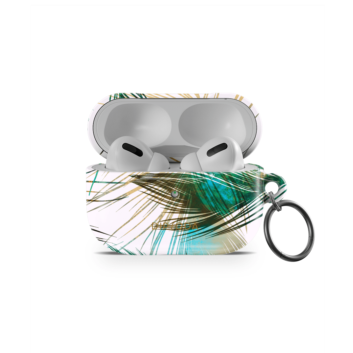 Peacock Passion AirPods Case