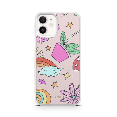 Psychedelic Style Rubber Phone Case