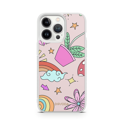 Psychedelic Style Rubber Phone Case