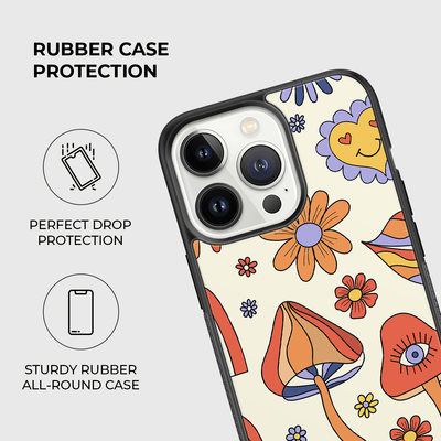 Retro Things Rubber Phone Case