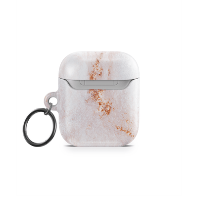 Rose Gold Marble AirPods Case