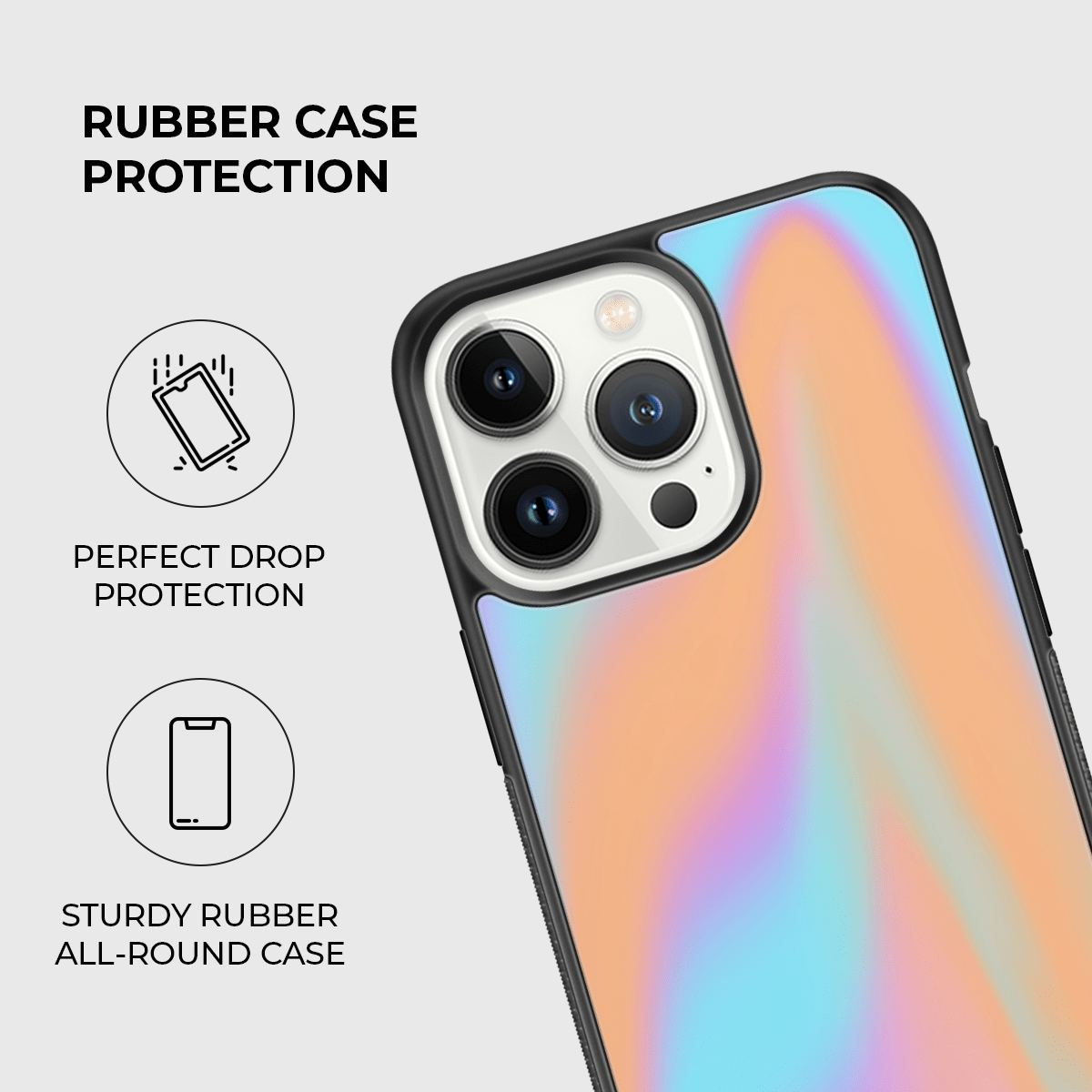 Sunset Bliss Rubber Phone Case